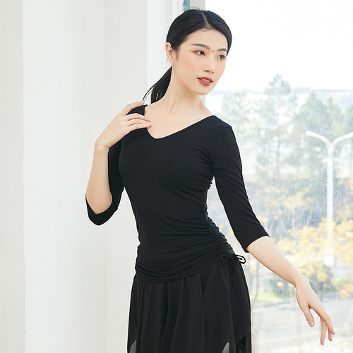 Dance practice clothes tops women's body dance clothes new modern ballet Latin classical Chinese dance training