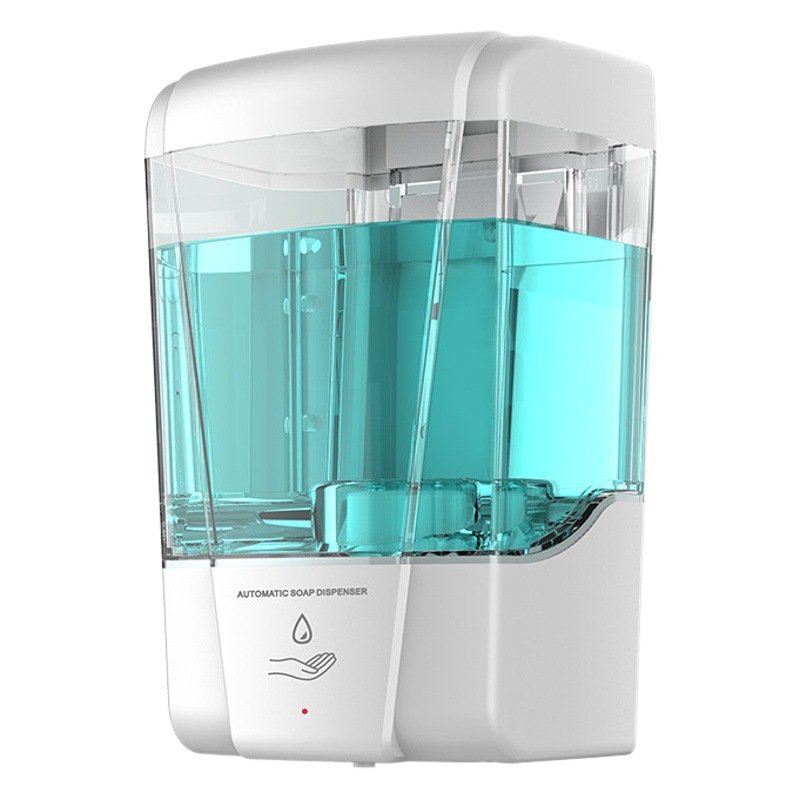 Automatic Sensor Soap Dispenser 700ml for Malls and Hotels, No-Drill Installation Sensor Soap Dispenser
