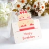 4【Cartoon Birthday Cake Greeting Card】