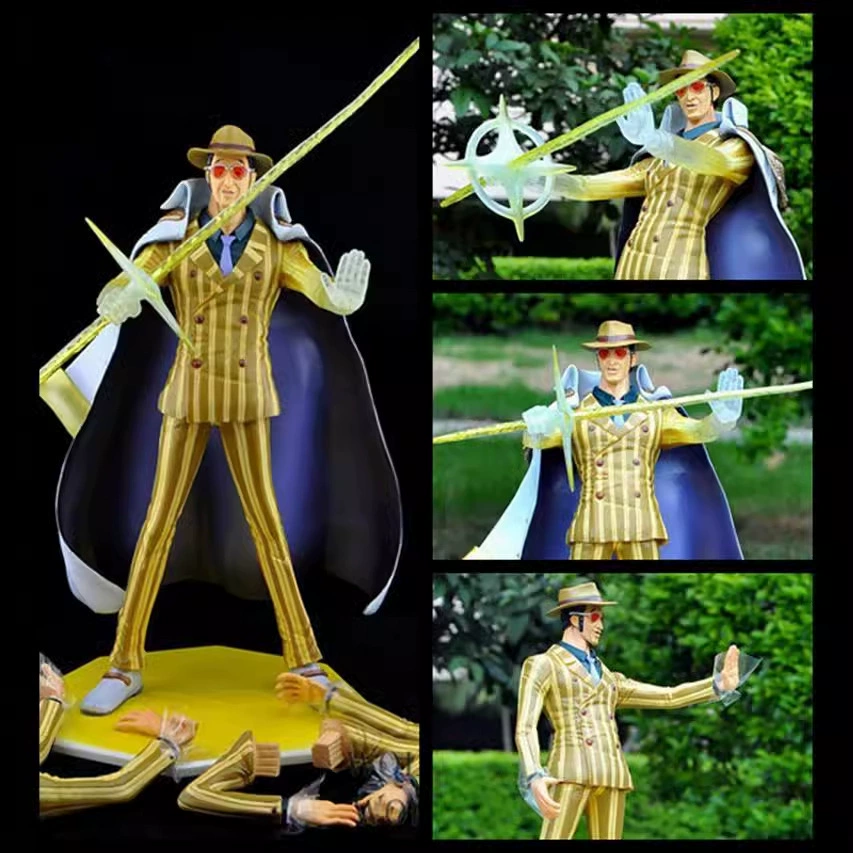 Три генерала Непобедимой армии One Piece около аниме POP Кизару Омото модель Борусалино