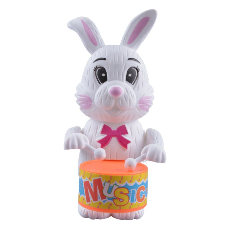 Цепной барабан животное обмотки Кролик Игрушка Дети Мальчики и девочки милый щенок стойло игрушки производители оптом