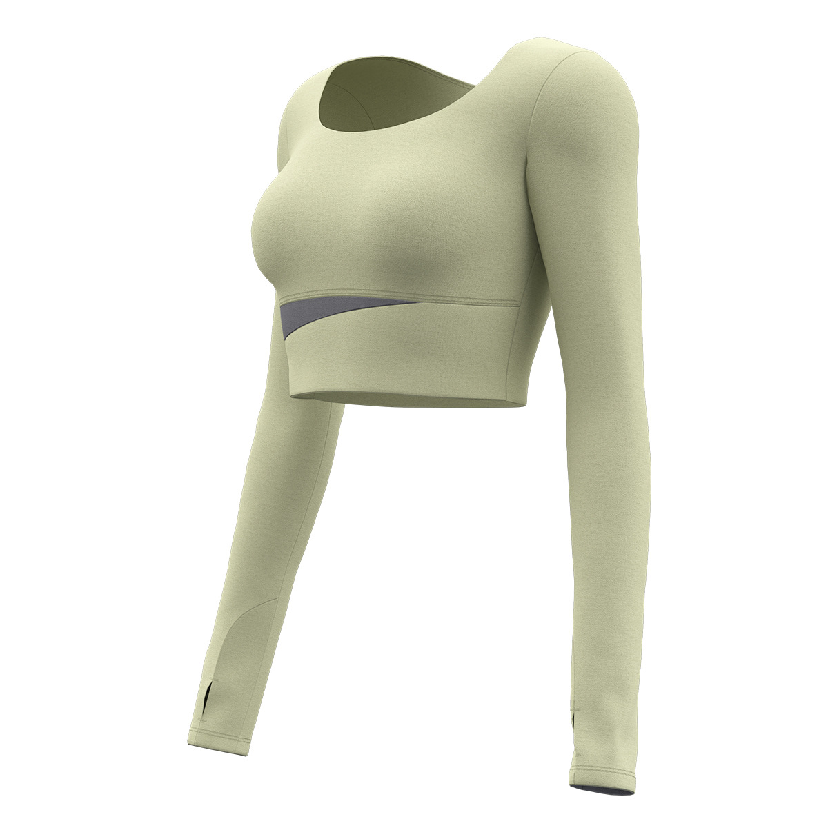 Nuevo conjunto de yoga con bloques de color de Juyitang, traje deportivo ajustado y adelgazante, ropa de yoga antiexposición para correr para mujer