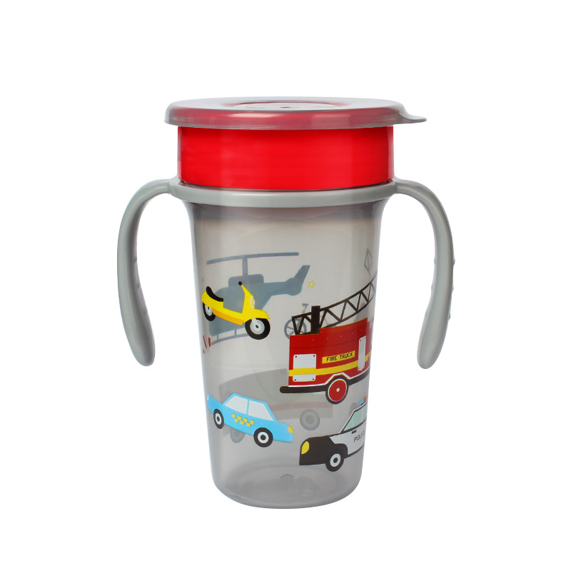 Fabricante de origen Taza de agua para niños Taza de pico de pato Taza de paja Taza de plástico Taza de agua 360 Serie completa de tazas para bebés