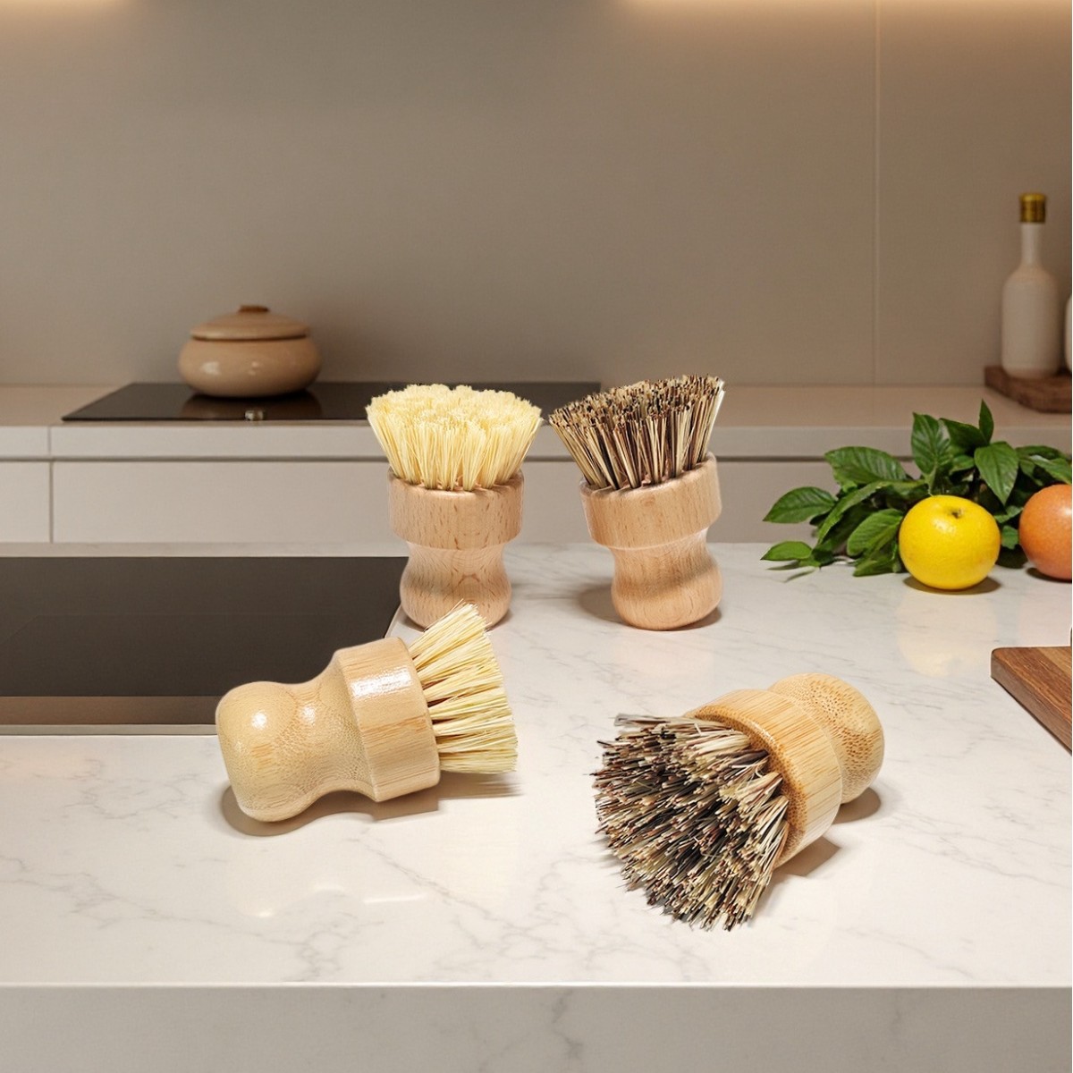 Las necesidades diarias de la cocina doméstica explosiva transfronteriza no dañan la olla Cepillo de limpieza Cepillo multifunción Cepillo especial para ollas, tazones, verduras y frutas