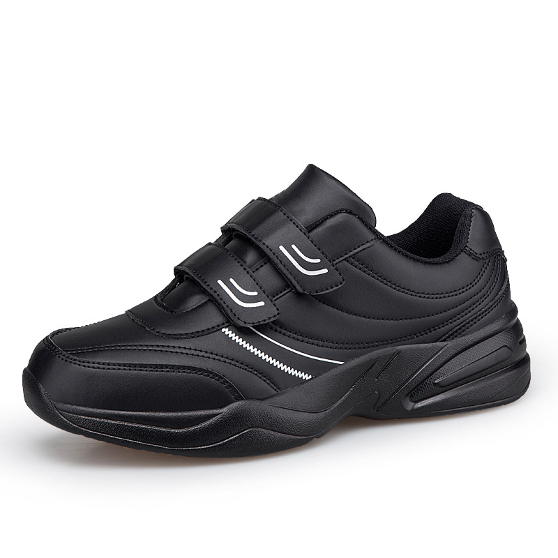 Autumn and Winter Large Size 48 Travel Shoes for Men with Velcro, Walking Casual Shoes for Dad, Middle-Aged and Elderly Sports Shoes Wholesale