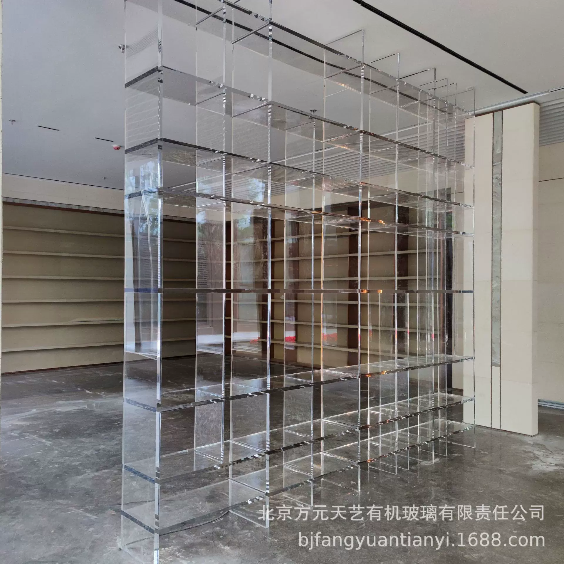 透明亚克力酒店储物柜博古架陈列置物架餐厅酒吧装饰展示柜多宝格