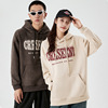 2023 Autumn and winter new pattern lovers Sweater Women's wear Hooded Plush Couples dress T-shirts Easy coat ins tide