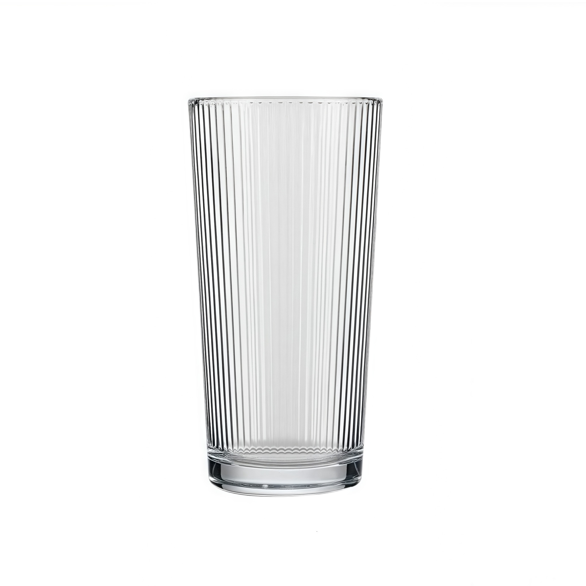 Spot al por mayor creativo reticular tazas de vidrio vertical tazas de cerveza tazas de té tazas de jugo tazas de bebida tazas de agua logotipo impresa