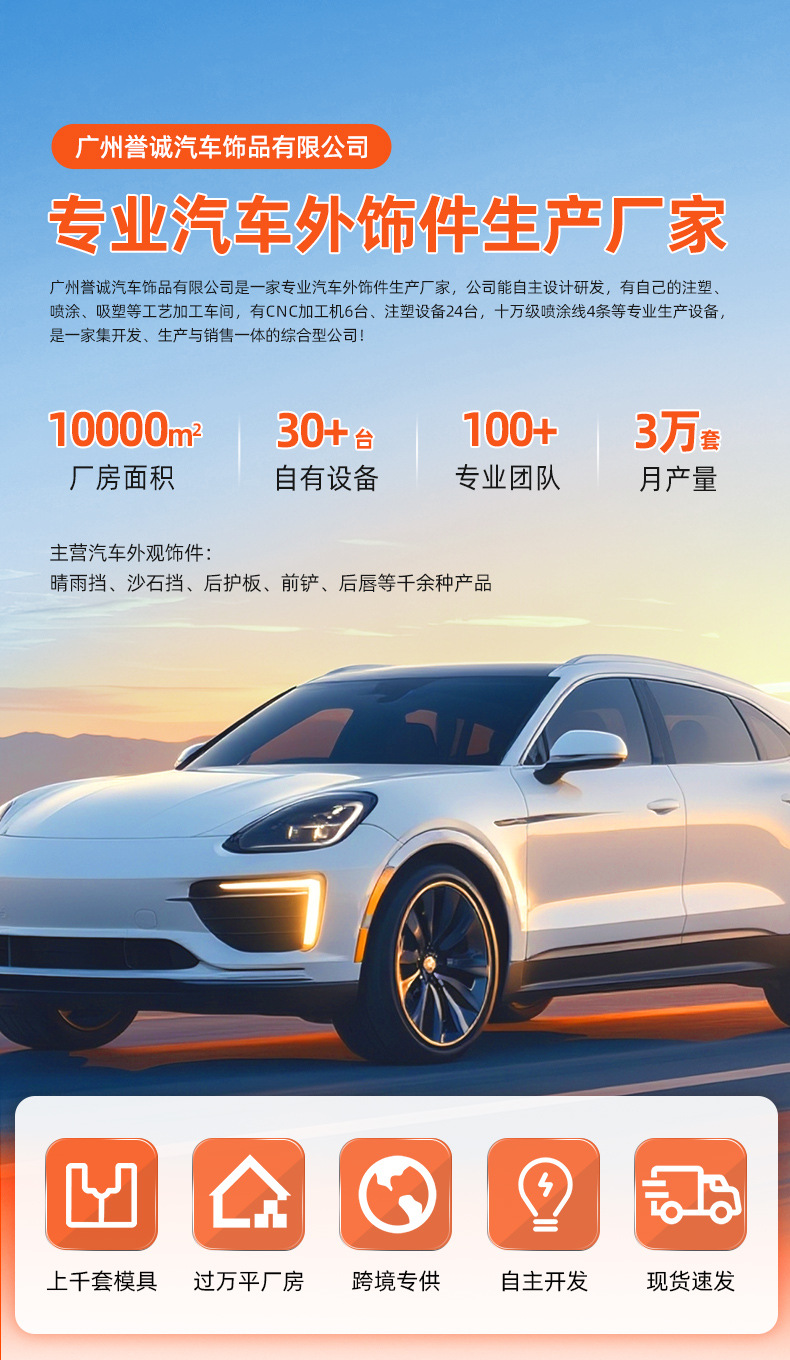 Hot-Selling In-Stock Accessories Suitable for Tank 300 Tail Light Frame Protective Cover, Rear Headlight Cover, Exterior Trim Cover, Car Modification Parts