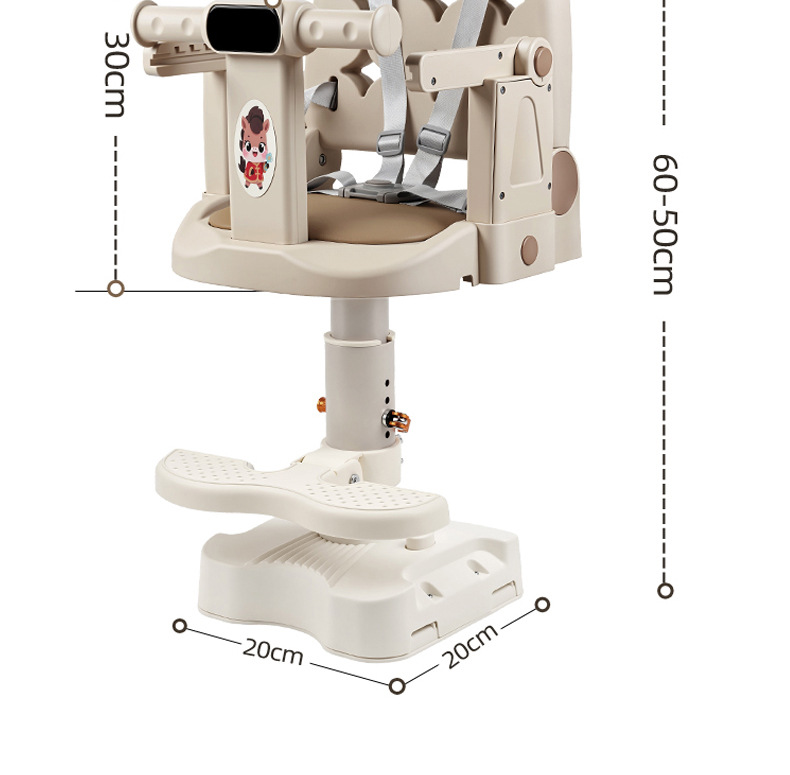 New electric vehicle child seat, front-mounted, adjustable for sitting and lying, rotatable, suitable for babies and toddlers
