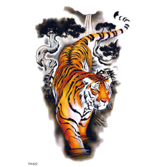 廠家直銷新款批發花臂紋身貼防水持久環保大圖紋身貼跨境供貨