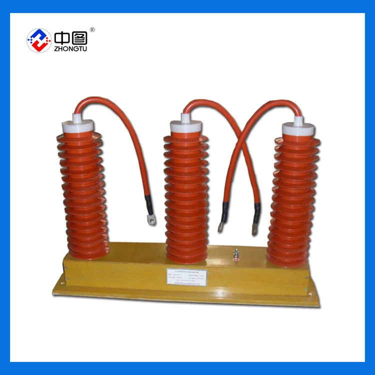 Бренд Zhongtu TBP-35/310 трехфазная комбинированная защита от перенапряжения стандартный ток разряда 110 кВ