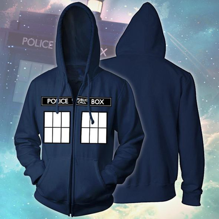 New hot movie Doctor Who Doctor Who series 3D vests cosplay casual hoodie