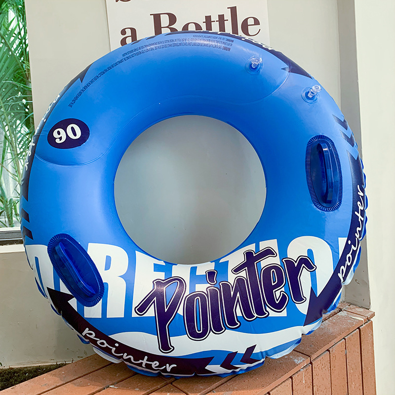 Anillo de natación para adultos con bolsas de aire dobles para hombres y mujeres con anillo de salvavidas anti-rollback para principiantes con anillo de flotación inflable en agua