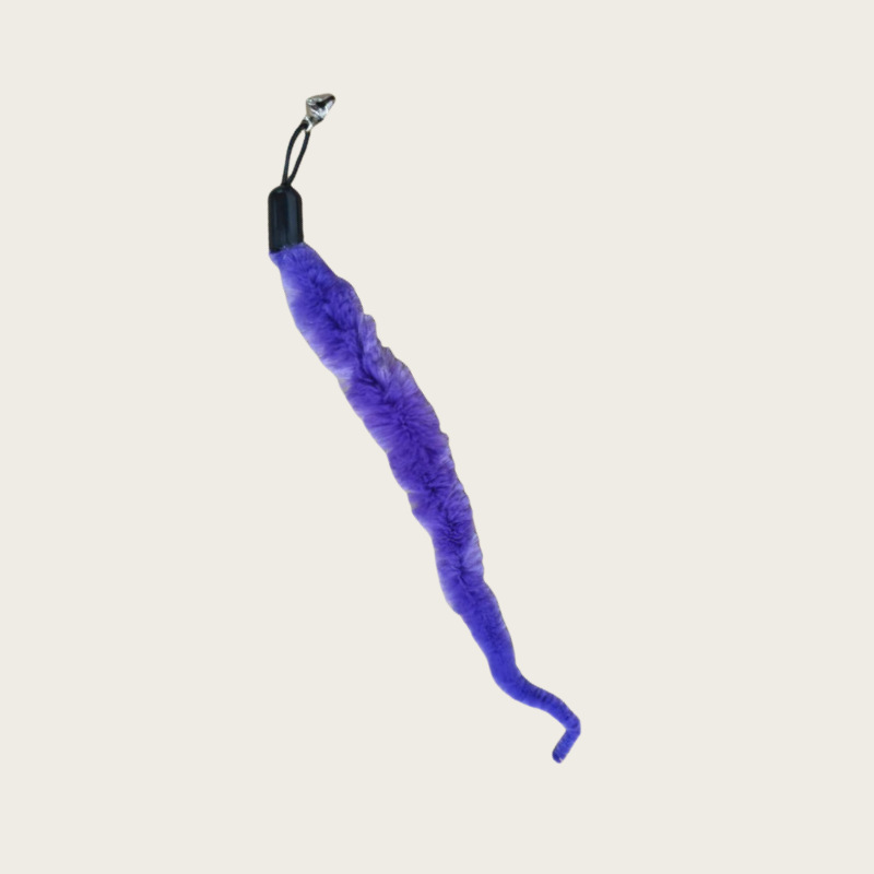 보라색 애벌레 교체 헤드