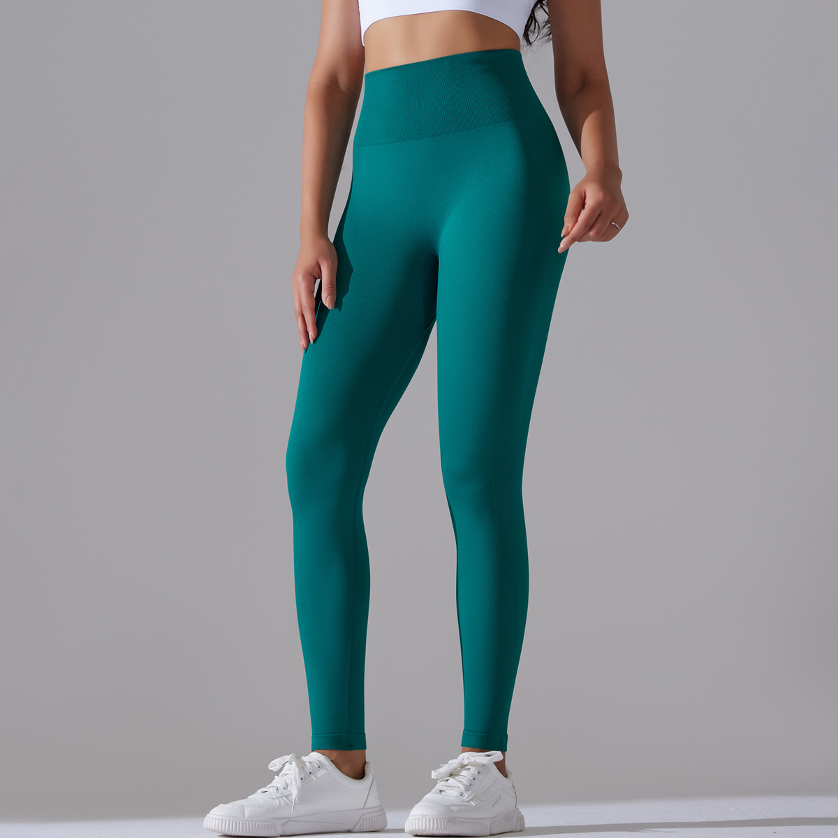 Modern Style Simple Style Solid Color Nylon Cotton Blend Active Bottoms Leggings display picture 50