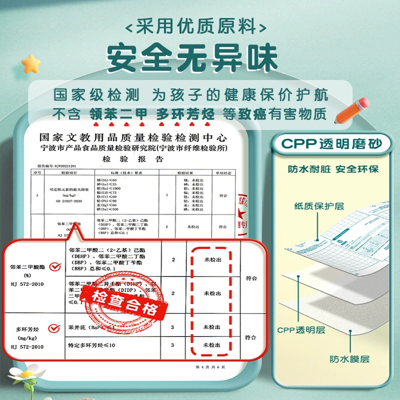Self-adhesive transparent matte book cover, protective case