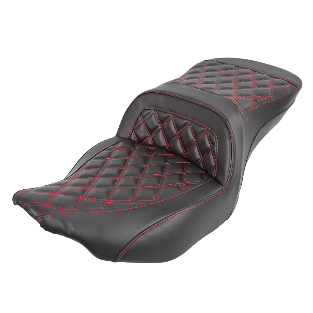 Motorcycle Seat Cushion Suitable for Harley 23.5-25 Road Gliding, Street Gliding, Road King Step Sofa Seat Cushion