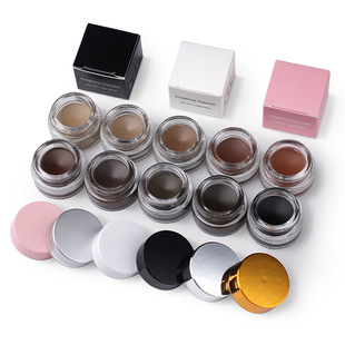 Factory Direct Sales Multi-Color Eyebrow Cream Eyebrow Gel Eyebrow Nourishing Waterproof Long-Lasting Not Easy to Fade Without Logo Makeup