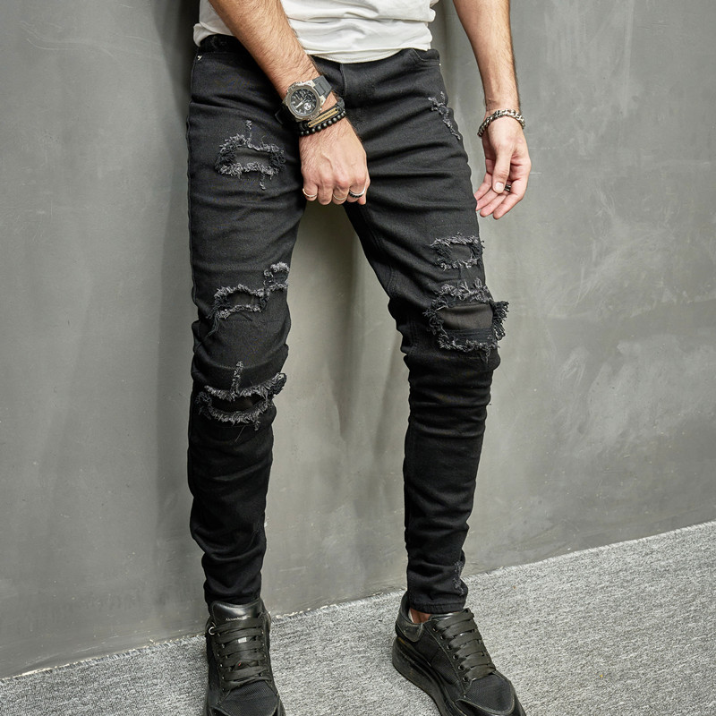 Slim Denim Men's Trousers Image 5