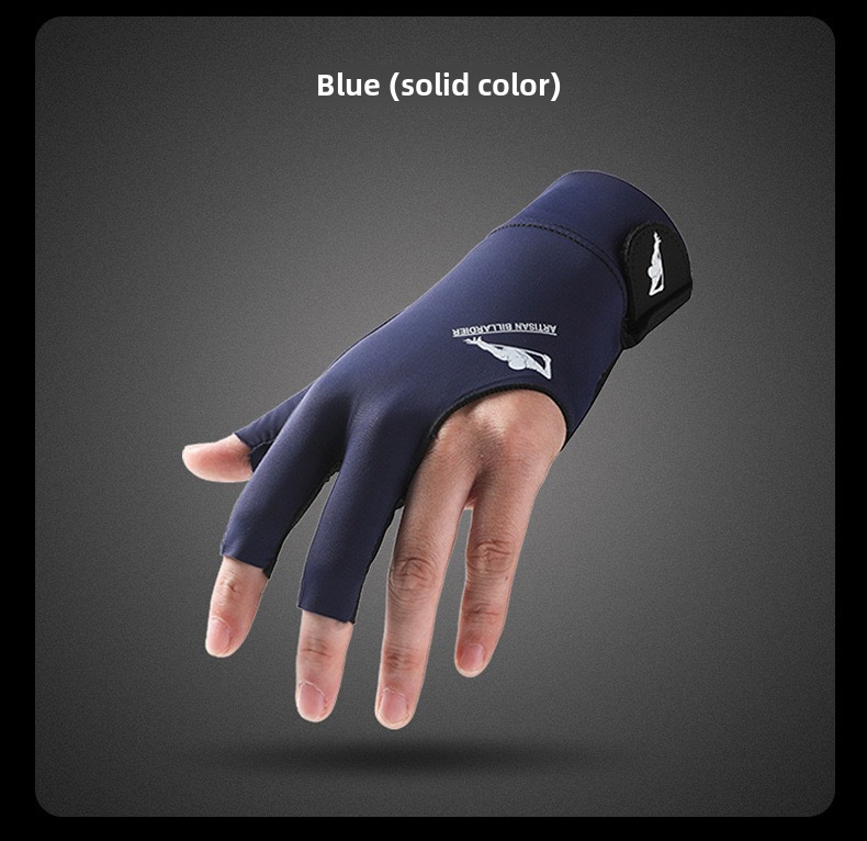 Billiards Gloves Sunscreen Men's and Women's Outdoor Snooker Non-slip Casual Thin Summer Cycling Single Pack_maomaolike.com