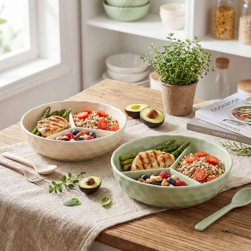 211 Adult Weight Loss and Fat Reduction Divided Plate, Single-Serving Breakfast Plate, Children's Divided Plate, Household Three-Compartment Plate 211 Adult Weight Loss and Fat Reduction Divided Plate, Single-Serving Breakfast Plate, Children's Divided Plate, Household Three-Compartment Plate