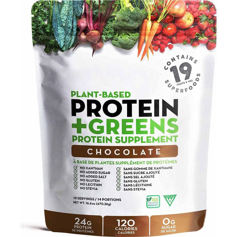 Cross-border exclusive in stock plant-based chocolate protein powder with 19 superfood vegetables and probiotics