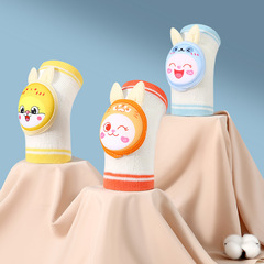 2023 Spring Newborn Baby Knee Protector New Children's Walking Knee Protector Crawling Helper Baby Socks with Long Cuffs 