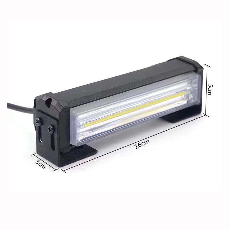 Cross-Border Car Truck Grille Remote Control Flash One-To-Two-To-Four Cob Bar Light High-Bright Warning Light Car Light Modification