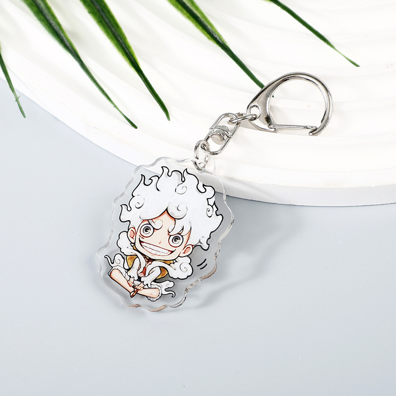アニメワンピース周辺アクリルキーホルダーワンピース二次元高透明バックパックペンダントジュエリー卸売|undefined