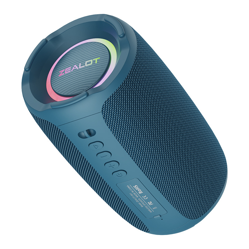 Personalizado entusiasta altavoz inalámbrico Bluetooth transfronterizo con micrófono K canción al aire libre de alta potencia comercio exterior mini sonido