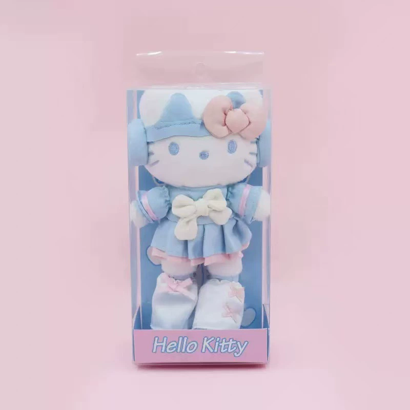 Плюшевый брелок (Sanrio) Hello Kitty, плюшевая кукла-талисман, размеры 10–16 см