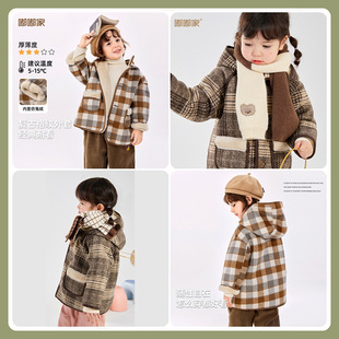 【Deep Winter Coat】Baby Girl Thickened Coat Winter Clothing Children's New Cotton Jacket Boys' Autumn and Winter Warm Coat