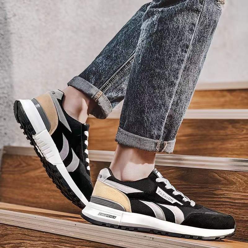 Nuevo verano transpirable malla Forrest Gump zapatos deportivos casuales para mujer versión coreana de waffles zapatos blancos para hombres y mujeres con el mismo estilo