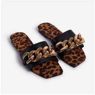 Ladies Casual Everyday Viscose Flat Slippers Image 5