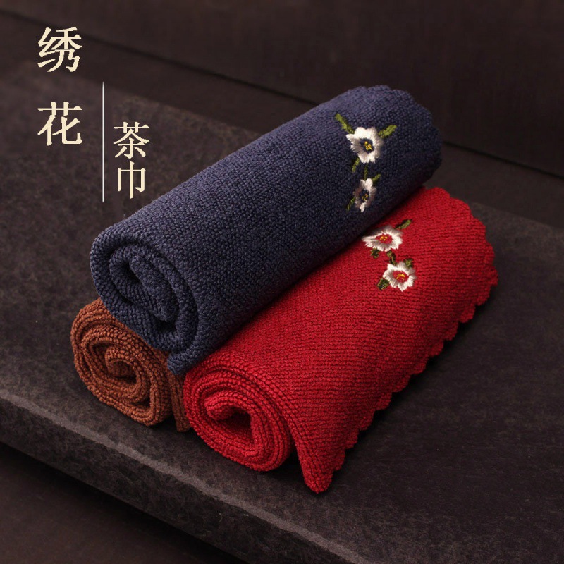 wholesale Tea towel water uptake Buddhist mood tea set parts tea table Tea Service towel tea table Dishcloth Tea cloth Tea towel