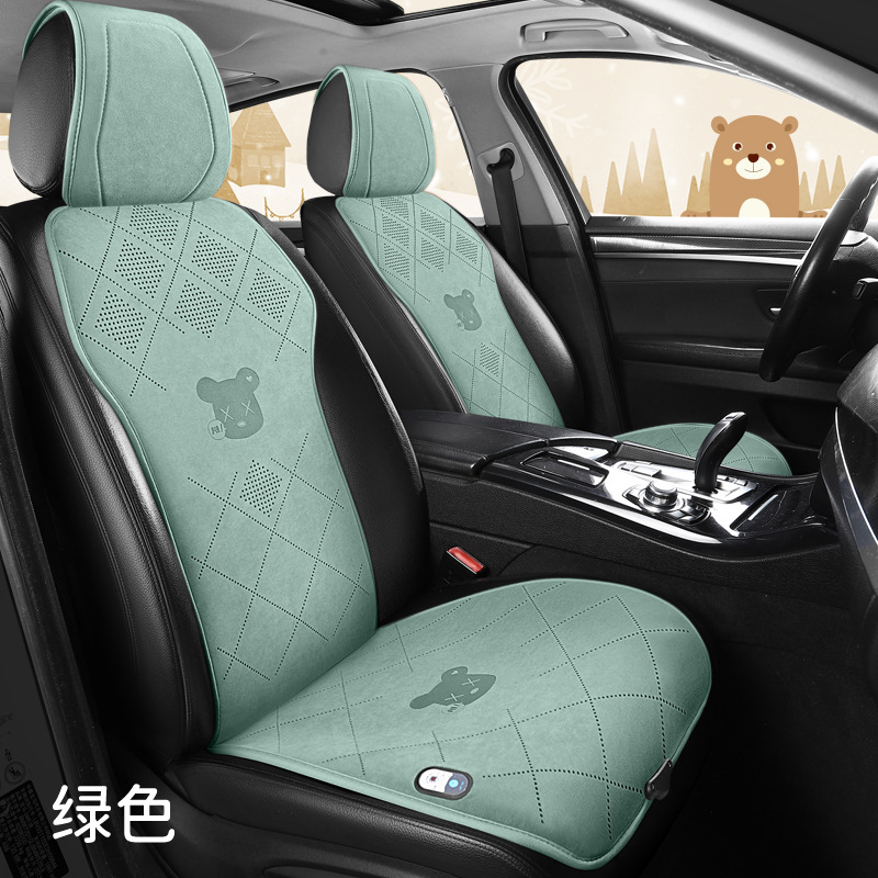 Multi-function pad | Qìchē Seat Cushion - r01-green-driver-and-passenger-seat