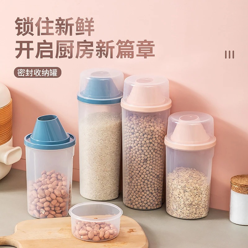 Sealed Cans Food-Grade Storage Cans Grain Storage Boxes Cereal Beans Storage Cans White Sugar Flour Storage Cans