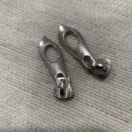 金属铜牙拉头铁牙拉头高档电镀多款式高档电镀手袋银包拉头