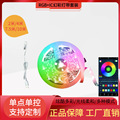 跨境新款RGB+IC幻彩 蓝牙电竞桌面氛围灯音乐5050led软灯条炫彩