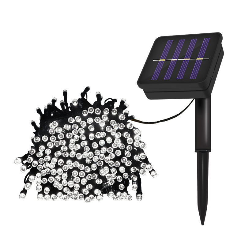 Luces solares LED, luces navideñas, luces para días festivos, luces para acampar al aire libre, luces decorativas para bodas, luces de estrellas para exteriores