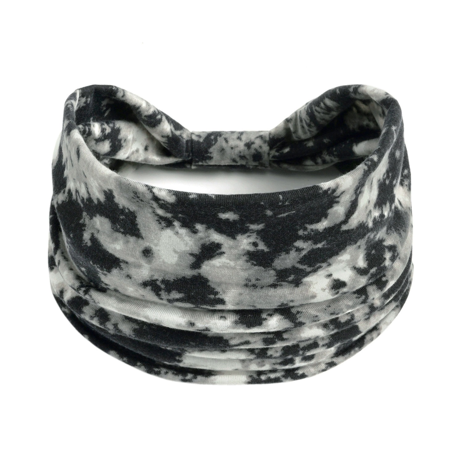 Europa y América nueva impresión elástica deportiva correa de cabello damas banda ancha correa de cabello turbante retrógrado joyas para el cabello de yoga