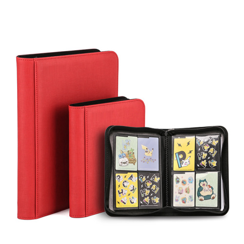 12 twelve zipper card book large capacity card collection book 9 nine grid PTCG star card Game King 4 grid card book