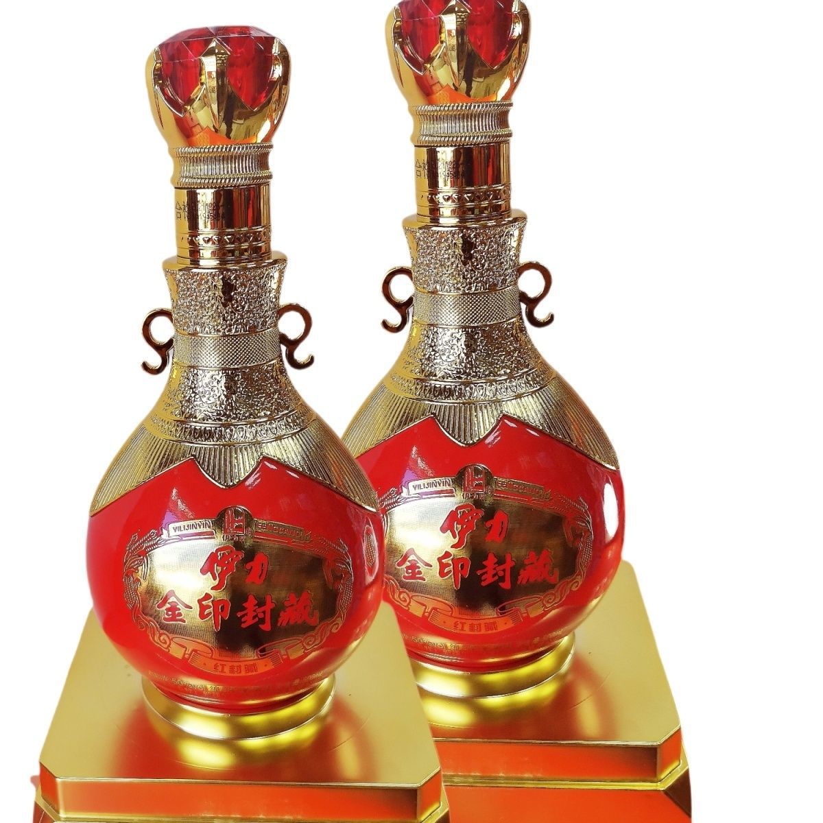 新疆伊力特金印封藏白酒绵柔型纯粮食白酒50度整箱6瓶包邮