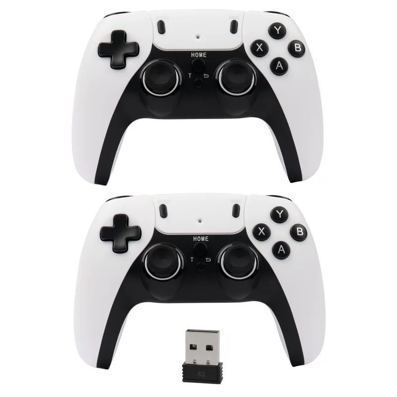 Двойной беспроводной игровой контроллер 2.4G, один к двум, компьютер PC Android игровая приставка, поставляется с контроллером M8