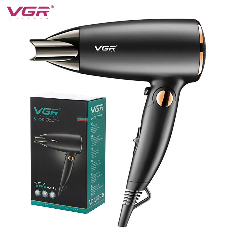 Vgr439 Constant Temperature Hair Care Hair Dryer Portable Hair Dryer Foldableable Hair Dryer Small Household Appliances Cross-Border