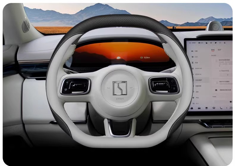 2025 Zeekr 7X Steering Wheel Cover Zeekr 7X/007Gt Special Interior Accessories Supplies Ultra-Thin Handlebar Cover