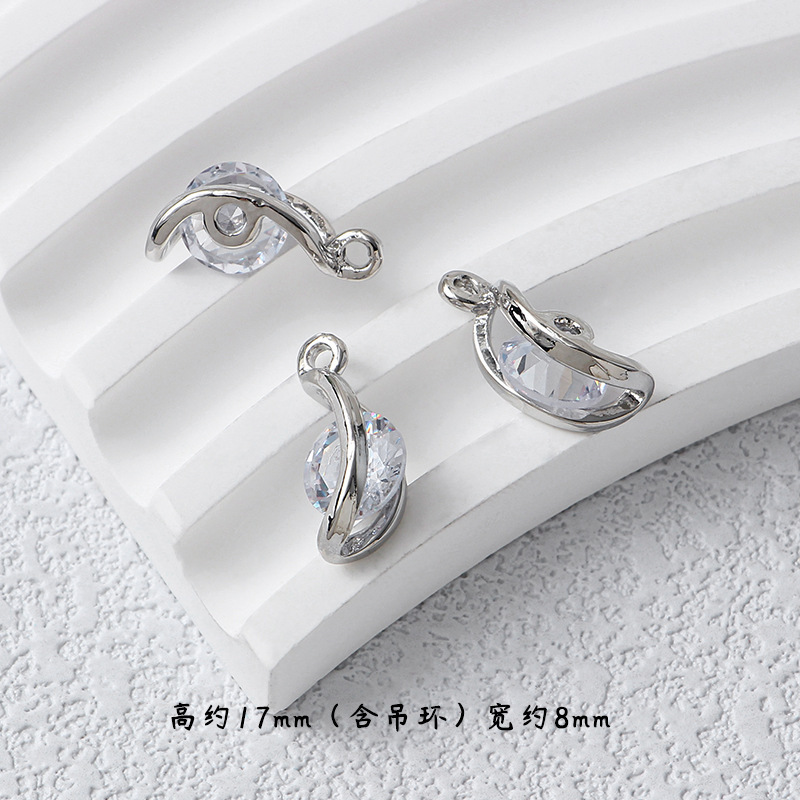 仙気清冷シリーズ【霧海】愛の鍵合金ペンダントdiy手作りビーズブレスレットのネックレス材料|undefined
