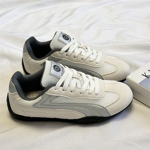 Korean Trendy Fashion Niche Men's and Women's Casual Sneakers for Students Street Shoes Mesh Breathable Fashion German Training Shoes Summer