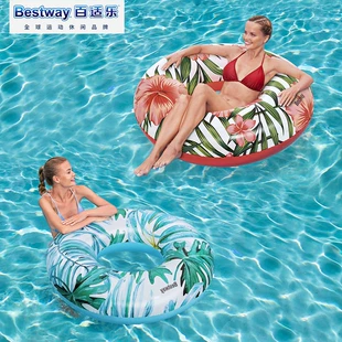 Надувной круг Bestway 36237 с пальмами для взрослых